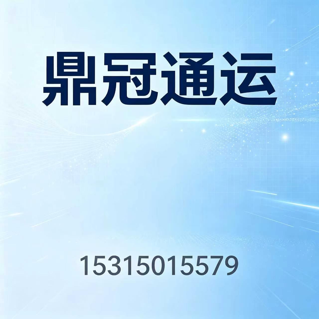鼎冠通运枣庄线上分站